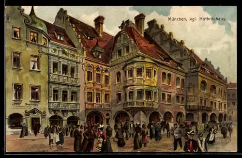 AK München, Kgl. Hofbräuhaus