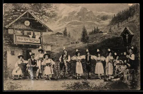 AK Michl Häpp's bayerische Sänger-Gesellschaft