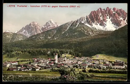 AK Bruneck /Pustertal, Gesamtansicht mit Haunold