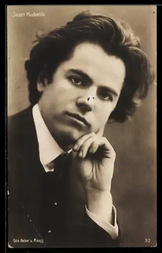 AK Musiker Jean Kubelik im Anzug