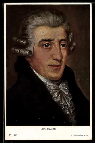 Künstler-AK Porträt des Komponisten Franz Joseph Haydn