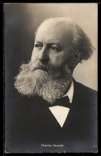 AK Charles Gounod im dunklen Anzug