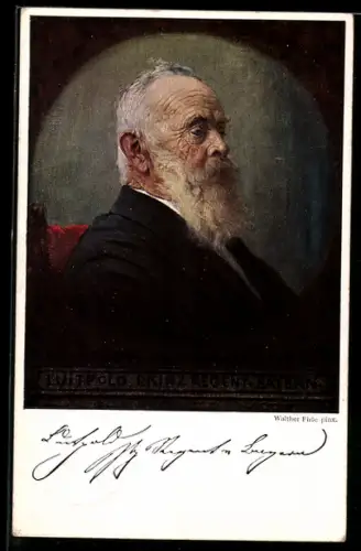 Künstler-AK Walther Firle: Prinzregent Luitpold von Bayern, 25jähriges Regentschafts-Jubiläum