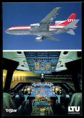 AK Im Cockpit der TriStar L-1011-500, Flugzeug