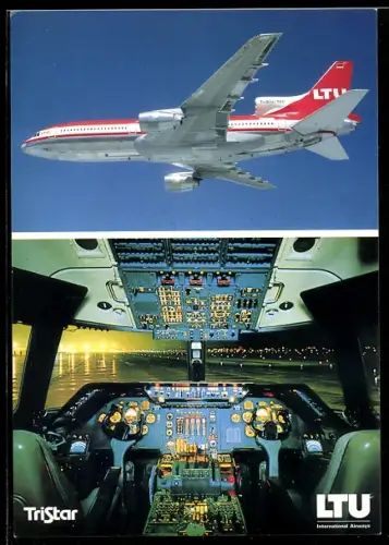 AK TriStar L-1011-500 der LTU, Cockpit