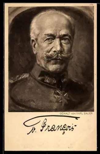 AK Portrait General der Infanterie Hermann von Francois