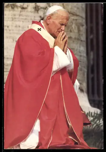 AK Papst Johannes Paul II. im Gebet
