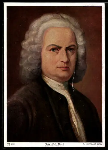 AK Portrait Komponist Johann Seb. Bach