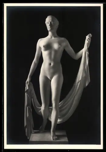 Künstler-AK Arno Breker: Statue Schreitende