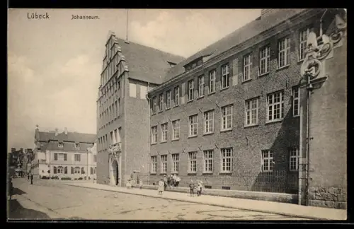 AK Lübeck, Partie am Johanneum