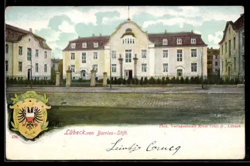 AK Lübeck, Partie vor dem Borries-Stift