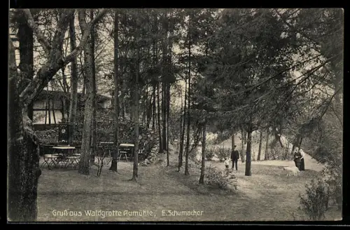AK Aumühle, Gaststätte Waldgrotte, Bes. E. Schumacher