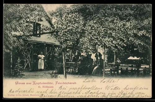 AK Friedrichsruh, Gasthaus Kupfermühle, Inh. G. Möllmann