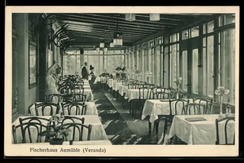 AK Aumühle, Veranda des Restaurants Fischerhaus