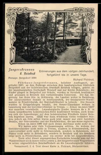 AK Reinbek, Gaststätte Fährhaus-Jaegersbronnen