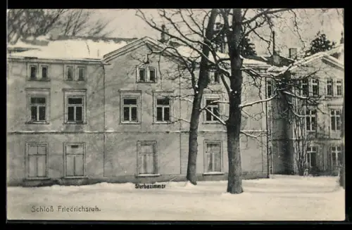 AK Friedrichsruh, Schloss Friedrichsruh, Sterbezimmer