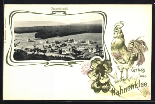 AK Hahnenklee, Ortsansicht aus der Vogelschau