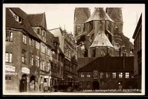 AK Lübeck, Schrangenfreiheit mit Marienkirche