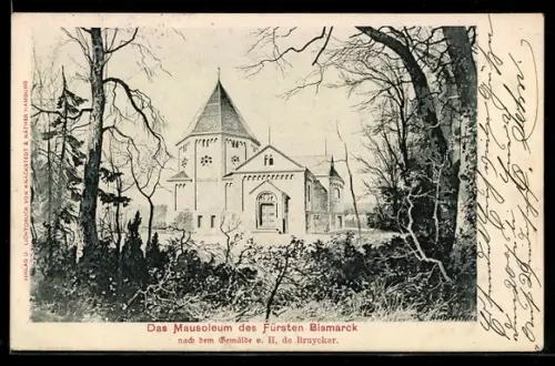 AK Friedrichsruh, Mausoleum des Fürsten Bismarck