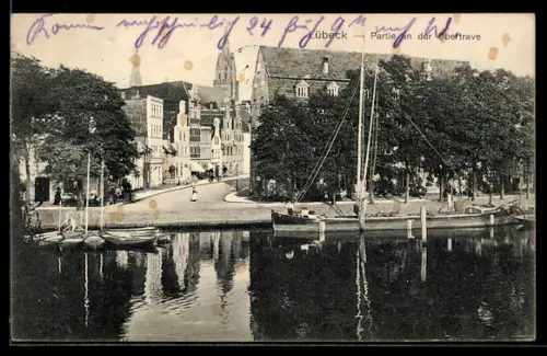 AK Lübeck, Partie an der Obertrave