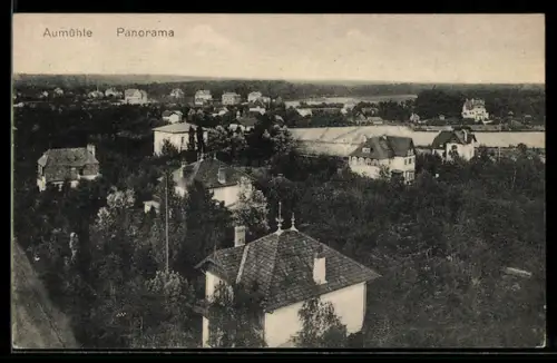 AK Aumühle, Panoramaansicht des Ortes
