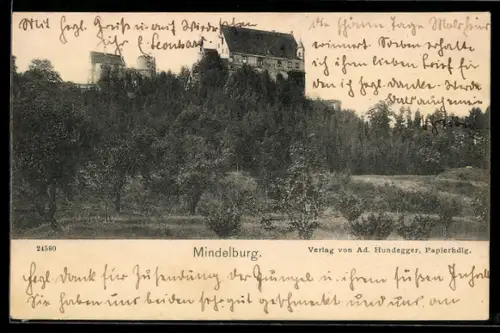 AK Mindelburg, Blick zur Burg