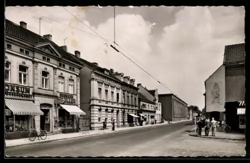AK Leverkusen, Bahnstrasse mit Konsum Geschäft