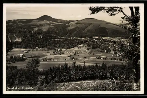 AK Jonsdorf m. d. Lausche, Blick auf den Ort