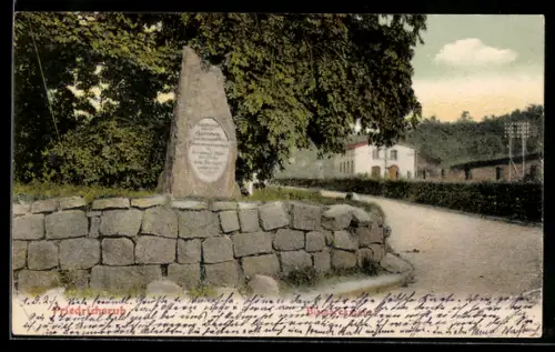 AK Friedrichsruh, Bismarckstein im Ort