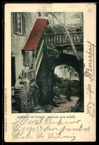 AK Eppstein im Taunus, Eingang zur Ruine