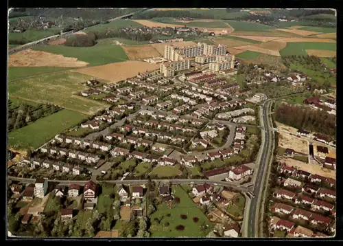 AK Leverkusen-Steinbüchel, Luftbild der Wohnsiedlung