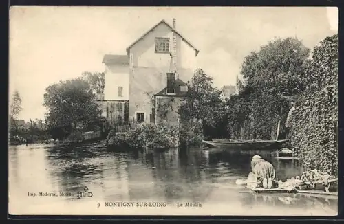 AK Montigny-sur-Loing, Le Moulin