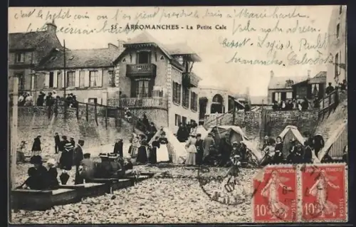 AK Arromanches, La Petite Cale