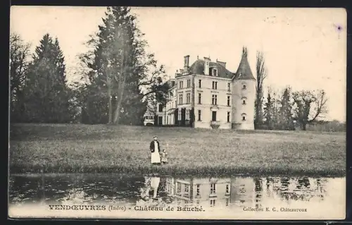 AK Vendoeuvres /Indre, Château de Bauché