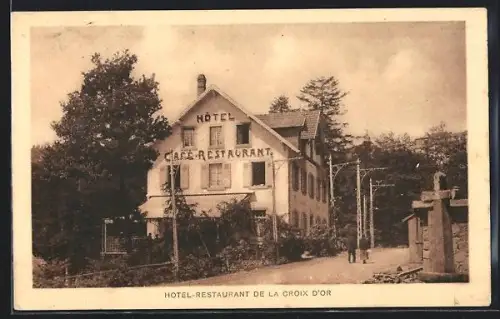 AK Trois-Épis /Ht-Rhin, Hôtel-Restaurant de la Croix d`Or