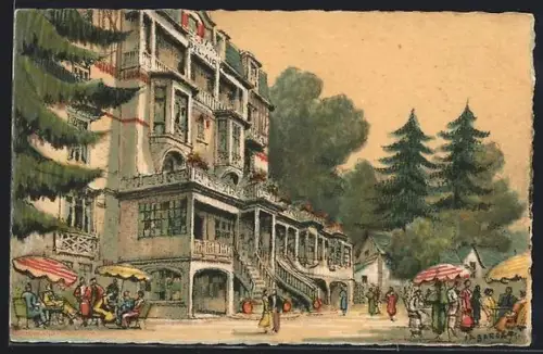 AK Tessé-la-Madeleine, Hotel Bel-Air