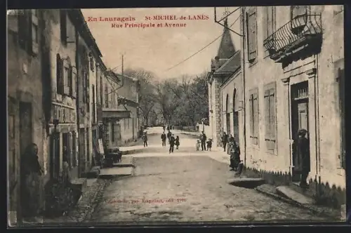 AK St-Michel-de-Lanès, Rue Principale et Avenue