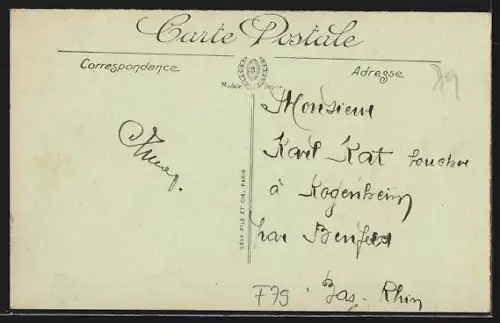 AK Niort, La Rue Ricard mit Passanten