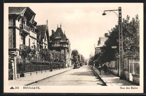 AK Houlgate, Rue des Bains