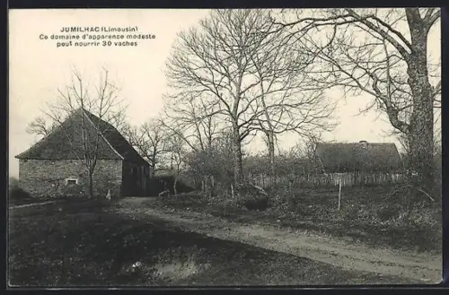 AK Jumilhac /Limousin, Ce domaine d`Apparence modeste peut nourrir 30 vaches