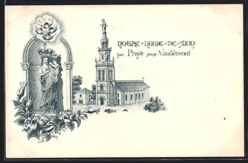 AK Praye-sous-Vaudemont, Notre-Dame-de-Sion