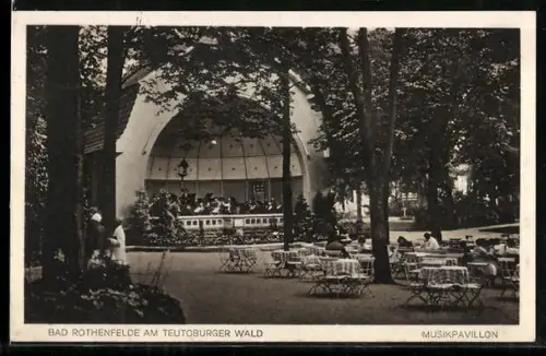 AK Bad Rothenfelde am Teutoburger Wald, Musikpavillon