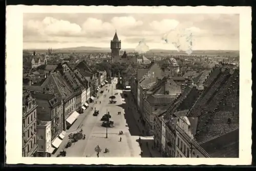 AK Straubing /Donau, Blick auf den Wasserturm