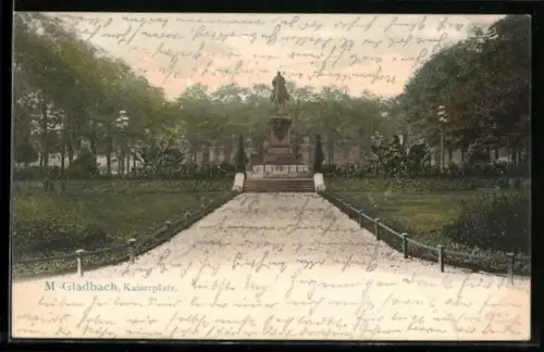AK M. Gladbach, Kaiserplatz