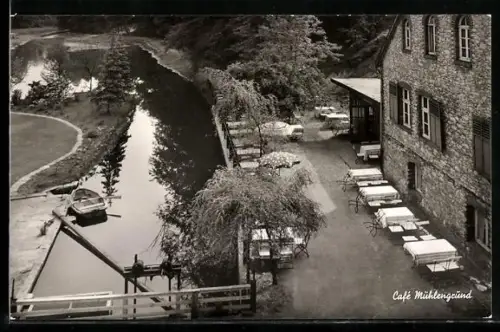 AK Hövelhof /Furlbachtal, Café Mühlengrund