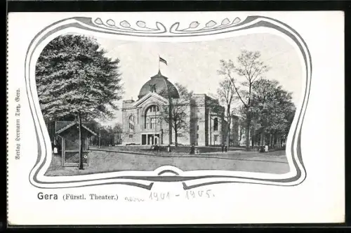 AK Gera, Partie am Fürstlichen Theater