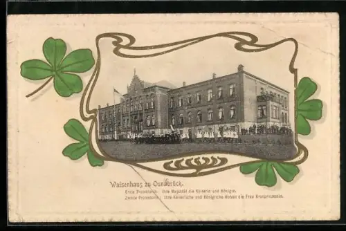 AK Osnabrück, Waisenhaus mit dessen Bewohnern