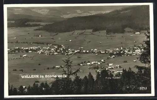 AK Wallern im Böhmerwalde, Teilansicht