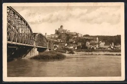 AK Trencín, Schloss mit Brücke