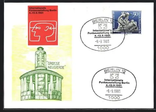 AK Berlin, Internationale Funkausstellung 1981 mit Logo